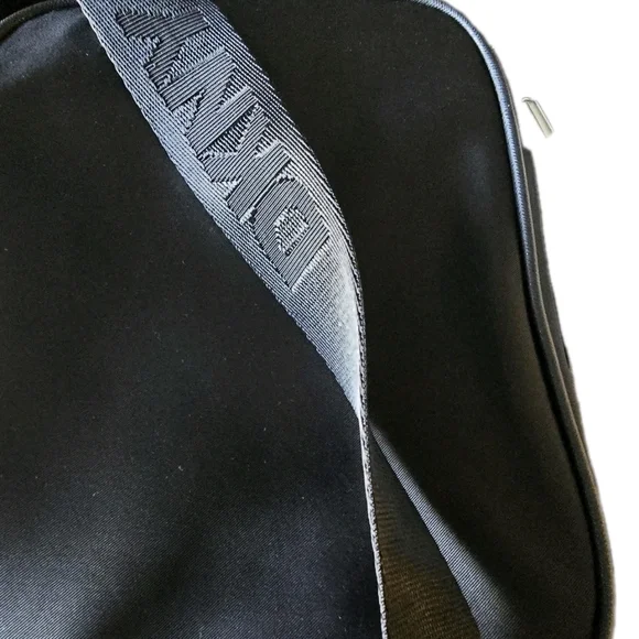 DKNY COSSBODY Bag Double Zip Purse GIGI DZ Black New - Picture 4 of 10